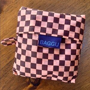 Baggu Standard Baggu- Pink & Brown Check